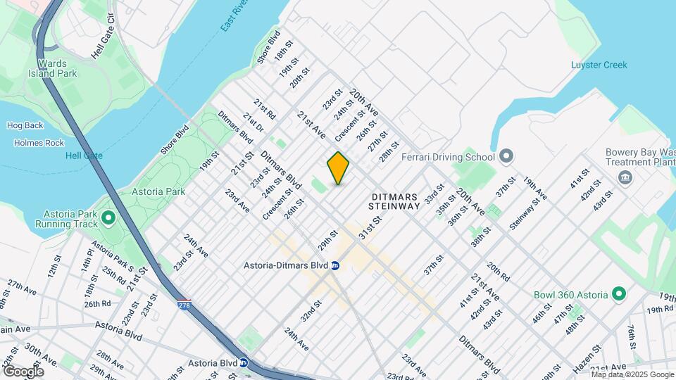 21-47 27th St Mapa y Detalles de la Ubicación