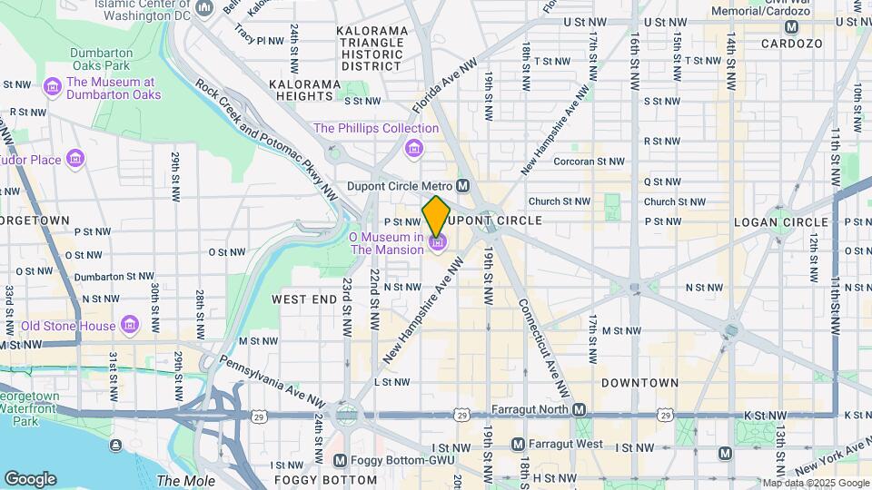 2019 O St NW Map and Location Details