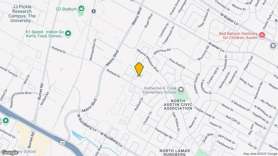 10212 Rutland Village W Map and Location Details