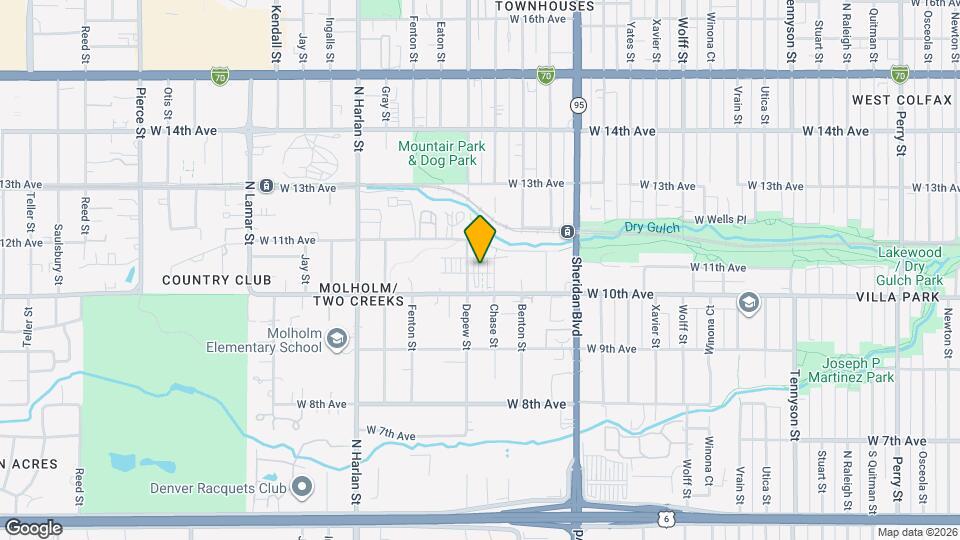 5566 W 11th Pl Map and Location Details