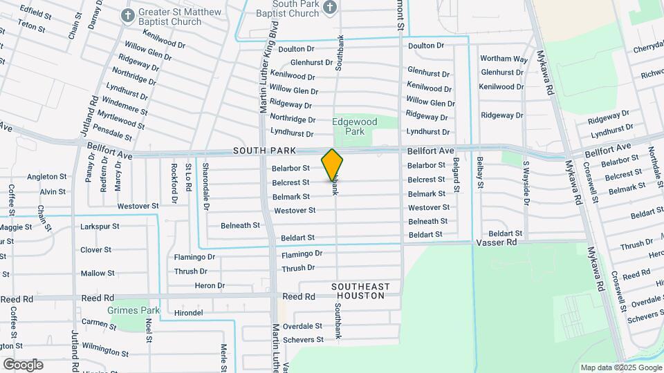 5782 Belcrest St Mapa y Detalles de la Ubicación