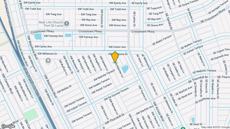 1672 SW Schleicher Ln Map and Location Details