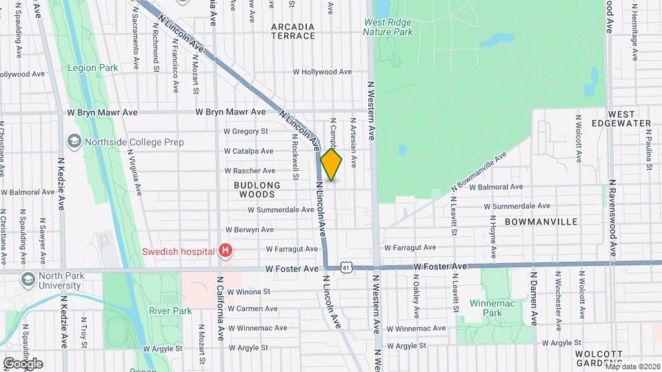 5400 N Campbell Ave Map and Location Details
