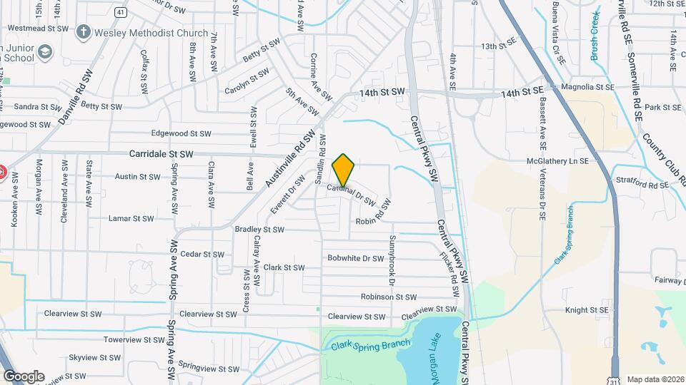 315 Cardinal Dr SW Mapa y Detalles de la Ubicación