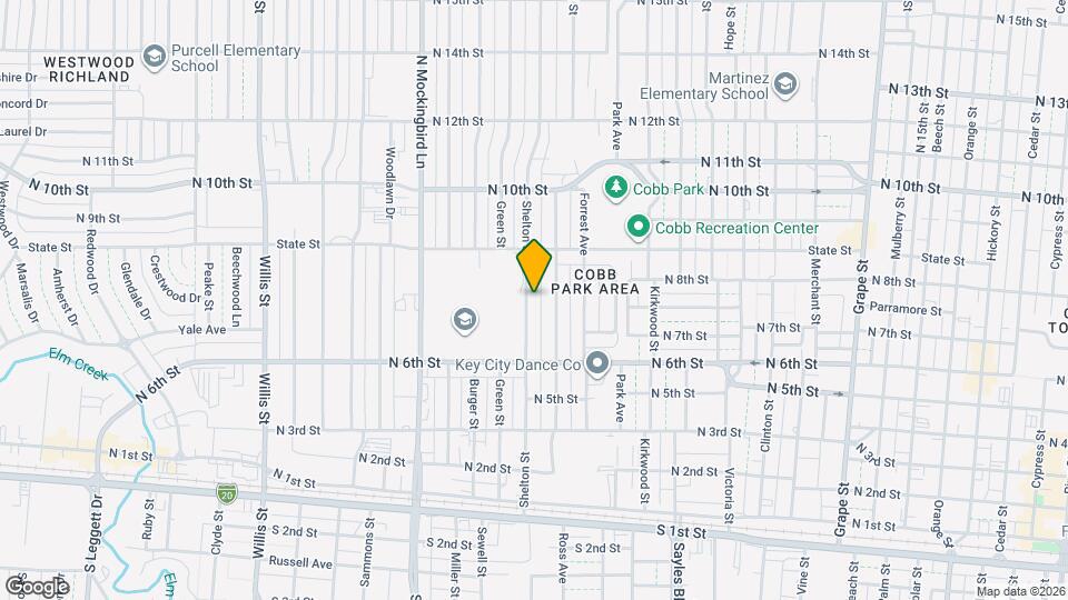 725 Shelton St Map and Location Details