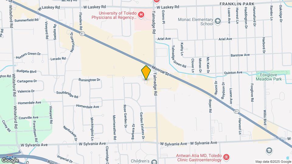 Talmadge Apartments Map and Location Details