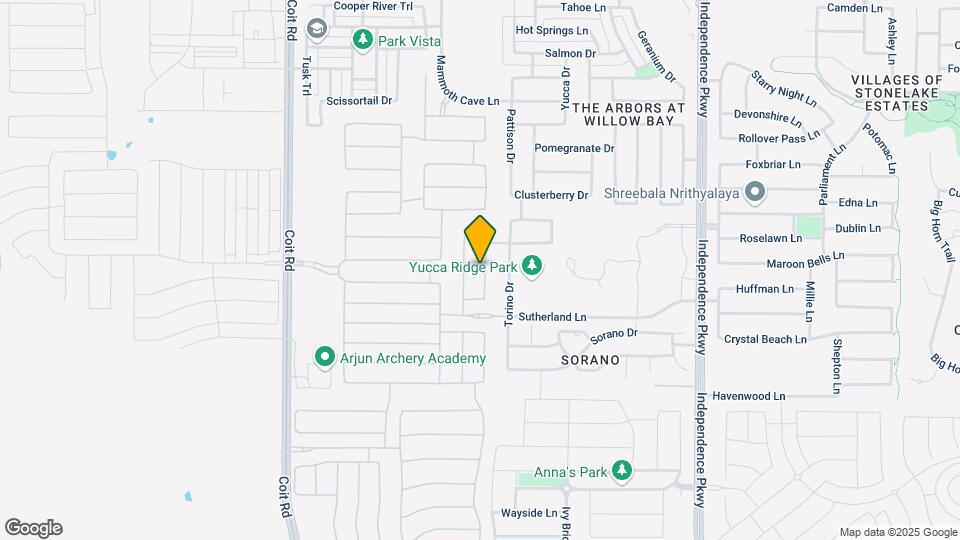 10505 Wintergreen Dr Map and Location Details