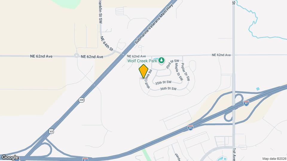 3500 Wolf Creek Rd SW Map and Location Details
