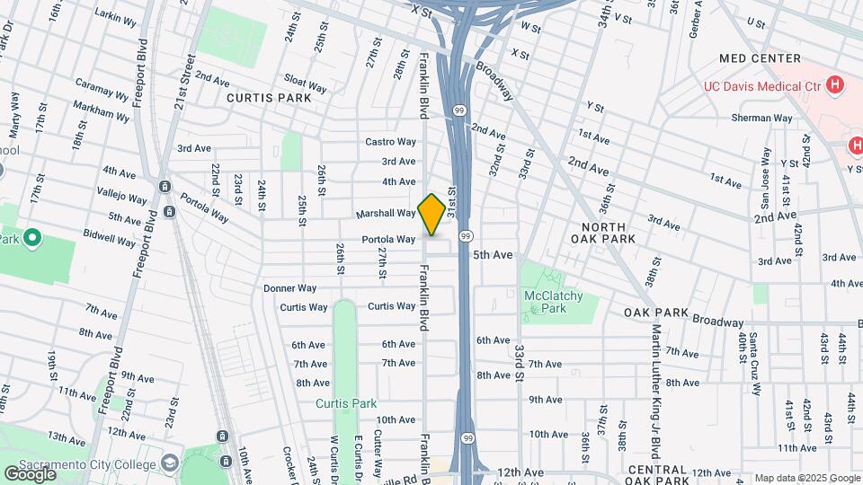 3004 Portola Way Map and Location Details