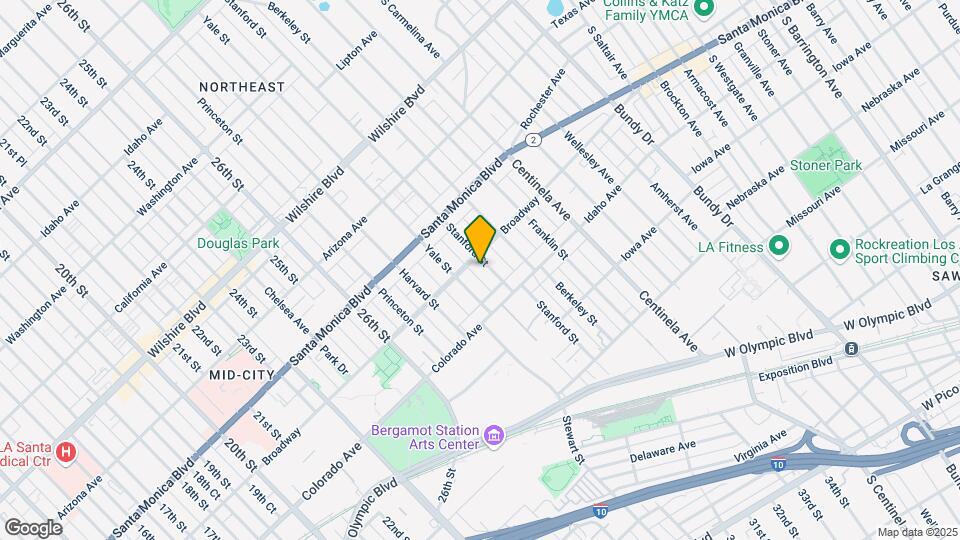 1516 Stanford St Map and Location Details