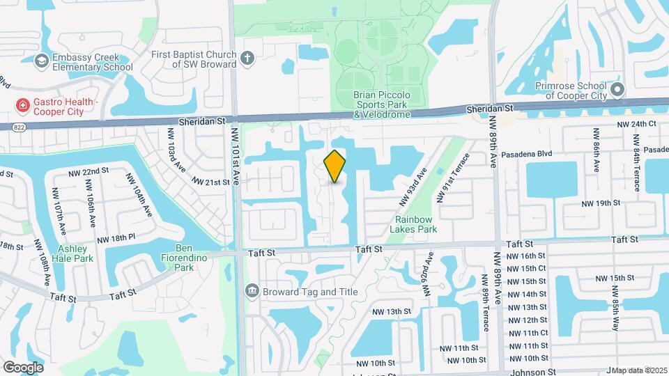 2061 NW 96th Terrace Map and Location Details