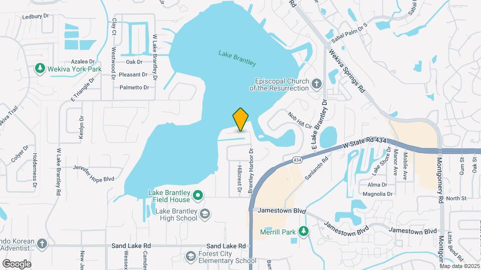 103 Lake Brantley Terrace Map and Location Details