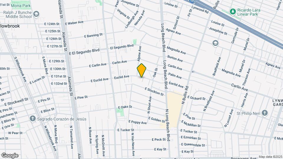 3230 Euclid Ave Map and Location Details