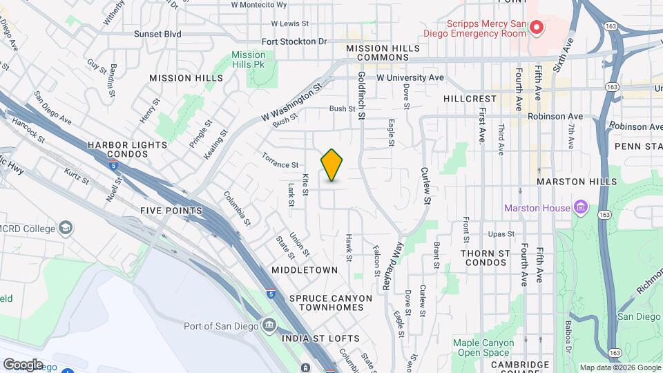 1106 W Brookes Ave Map and Location Details