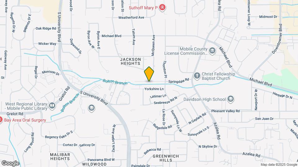 4119 Springdale Rd Map and Location Details