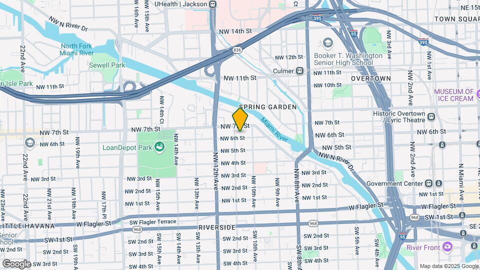 1055 NW 6th St Map and Location Details