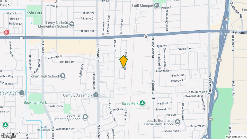 1725 S Sacramento St Map and Location Details