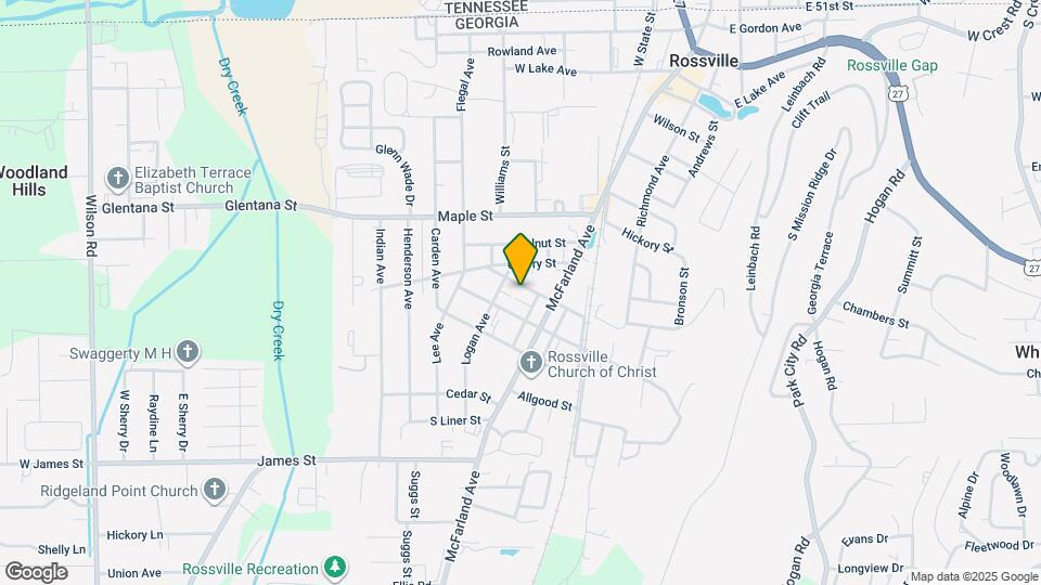 106 W Oak St Map and Location Details