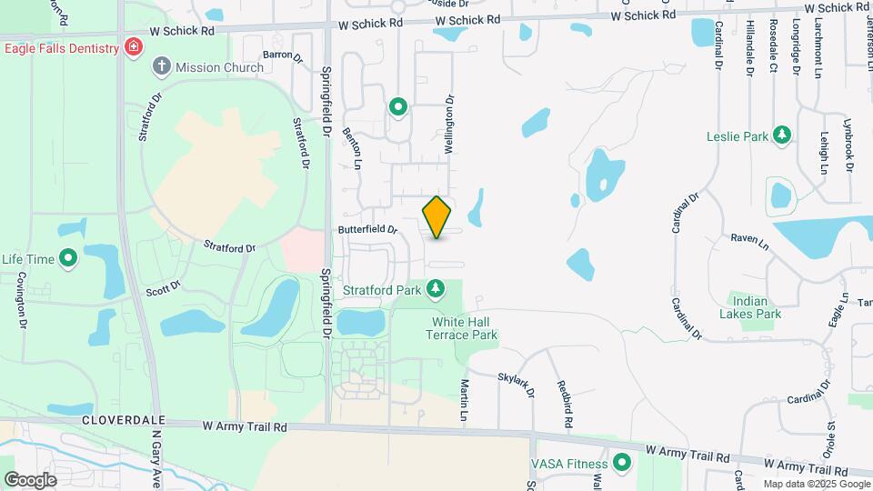 213 Glengarry Dr Map and Location Details