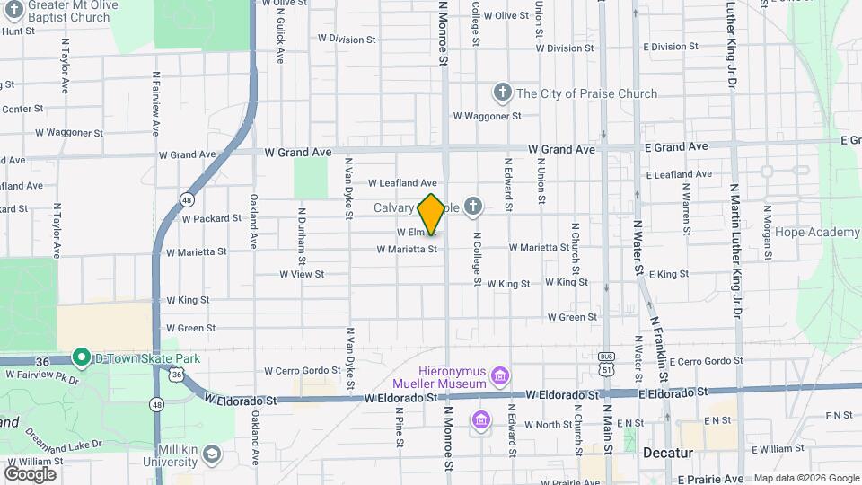 630 W Marietta St Map and Location Details