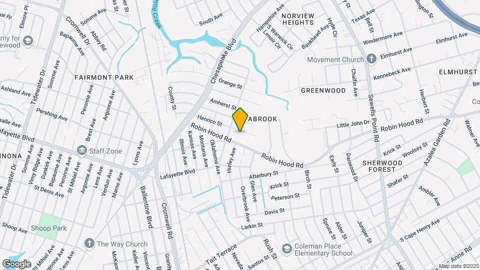 3723 Henrico St Map and Location Details