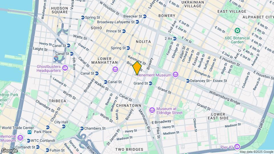 218-220 Grand St Mapa y Detalles de la Ubicación