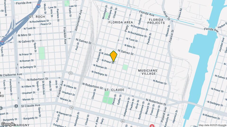 1839 Louisa St Map and Location Details
