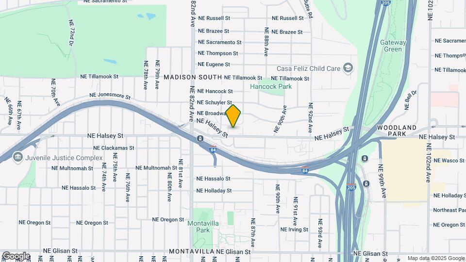 8505 NE Halsey St Map and Location Details