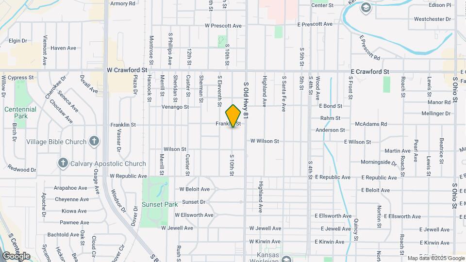 859 S 10th St Map and Location Details