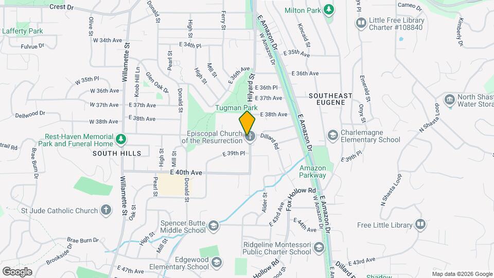 3910 Hilyard St Map and Location Details