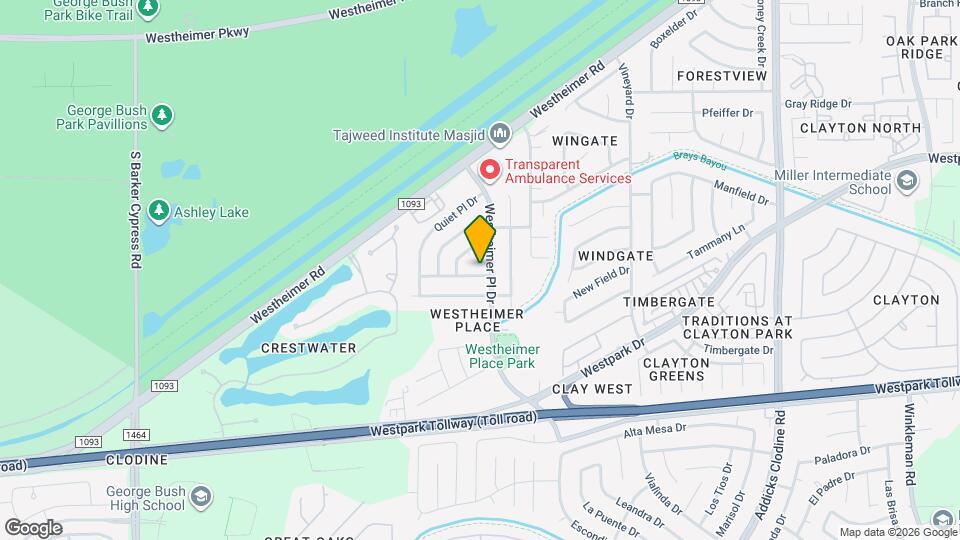 16310 Meadowbrook Farm Rd Map and Location Details