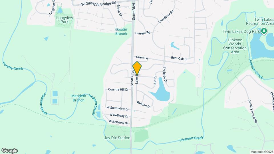 4806 Cedar Crest Ln Map and Location Details