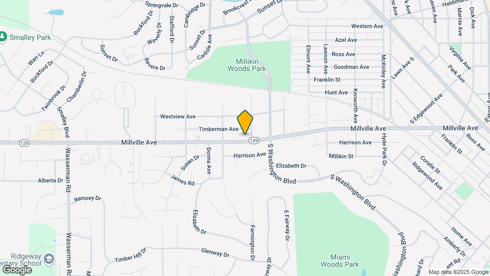 950 Millville Ave Map and Location Details