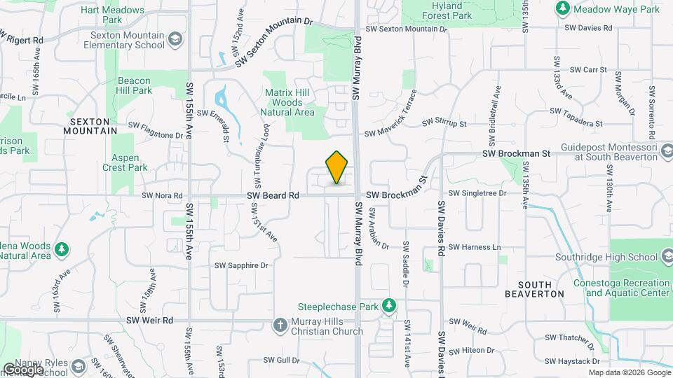 14635 SW Beard Rd Map and Location Details