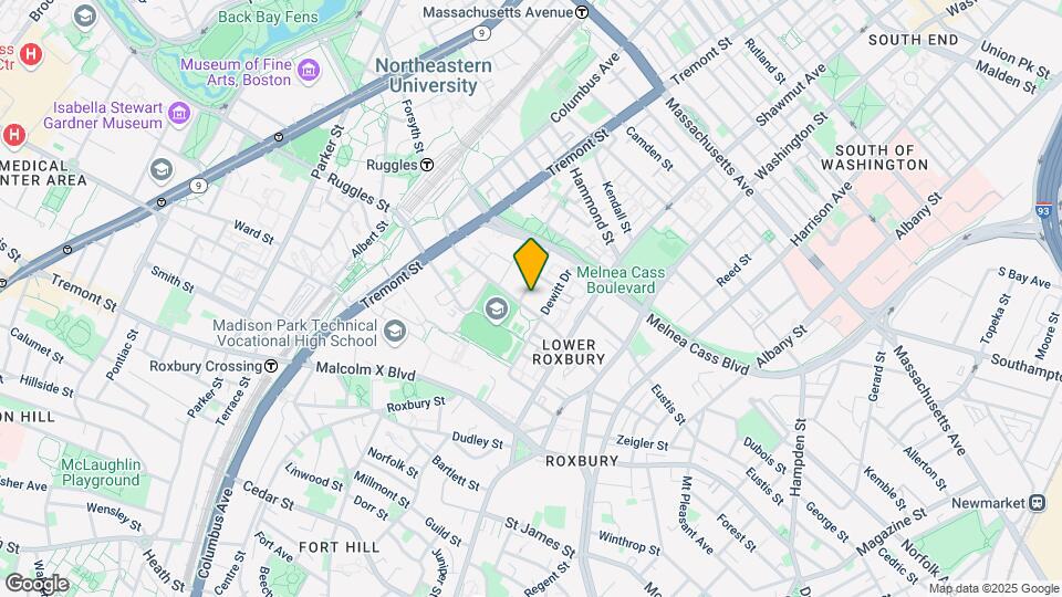 53 Ruggles St, Unit 2 Map and Location Details