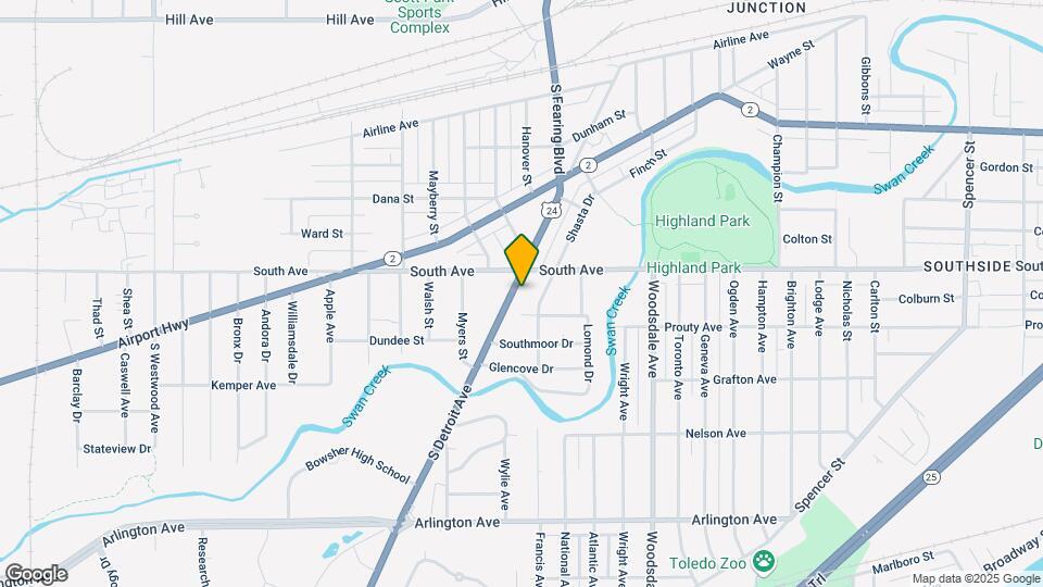521 S Detroit Ave Map and Location Details