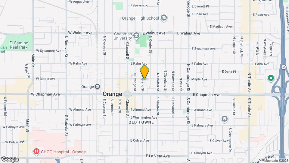 185 N Grand St Map and Location Details