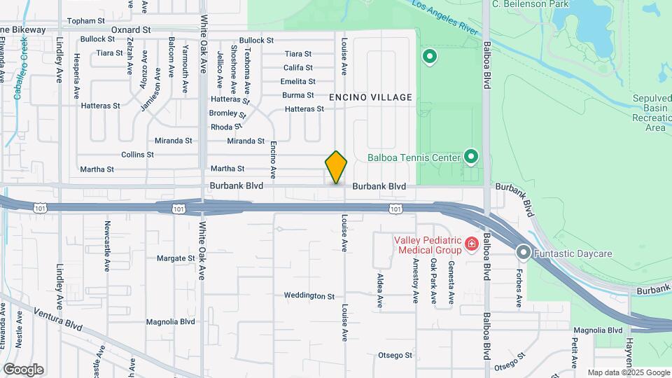 Encino Plaza Apartments Map and Location Details