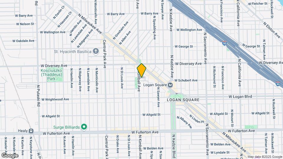 3320-3326 W Schubert Ave Map and Location Details