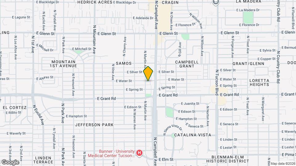 1810 E Water St Map and Location Details