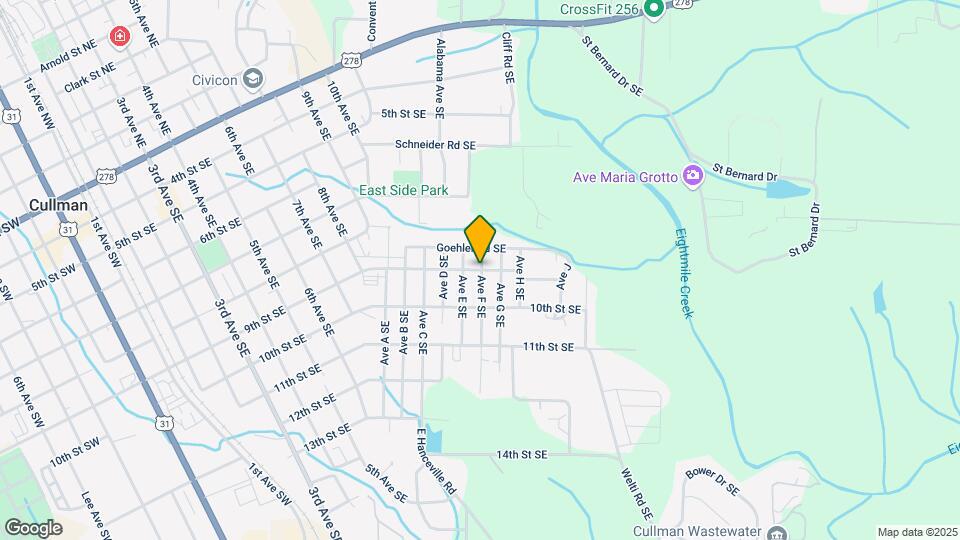 2140 Ellsworth Dr Map and Location Details