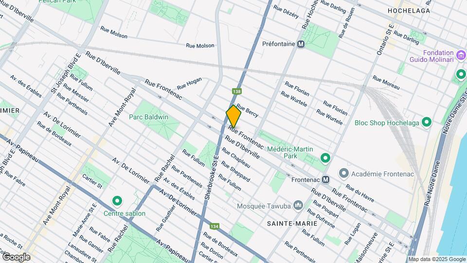 2640 Frontenac St Map and Location Details