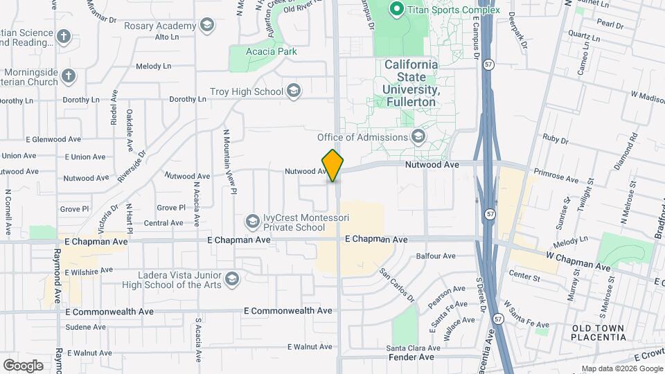 612 Concord Ave Map and Location Details