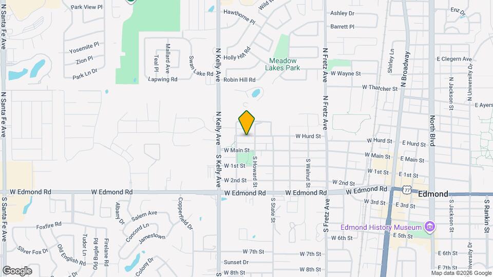 714 W Hurd St Map and Location Details