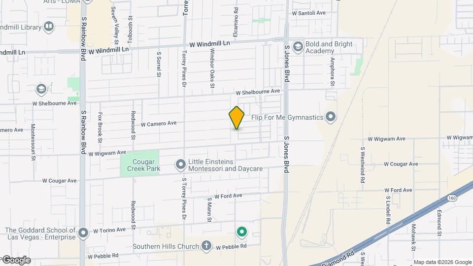 8465 Adams Grove St Map and Location Details