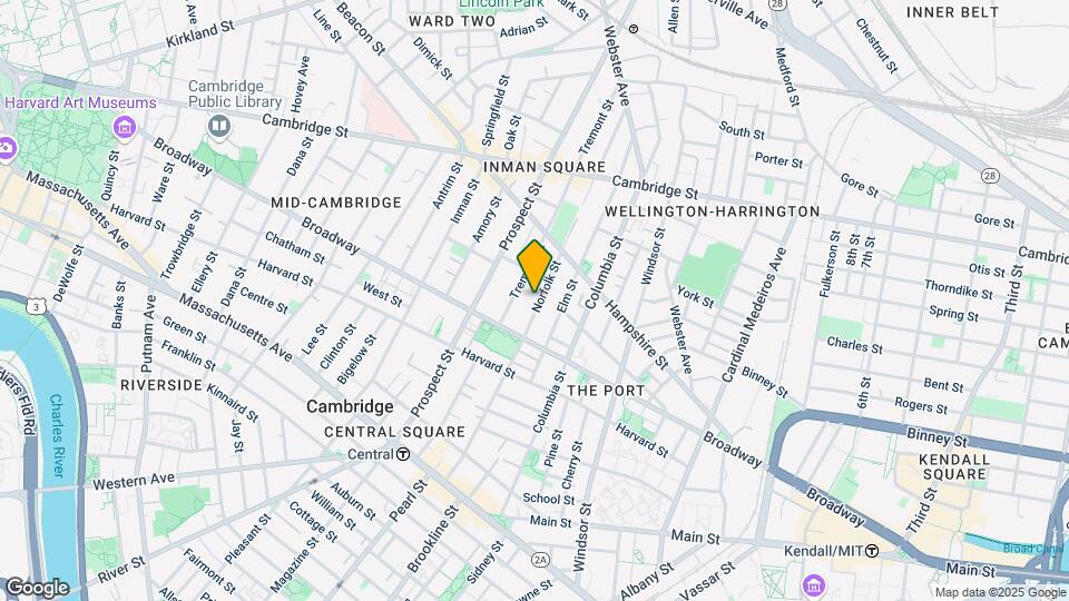 221 Norfolk St, Unit 2 Map and Location Details