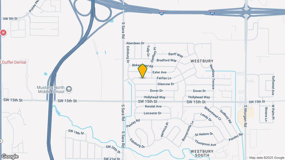 10432 Fairfax Ln Map and Location Details