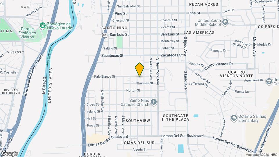 2603 Palo Blanco St Map and Location Details