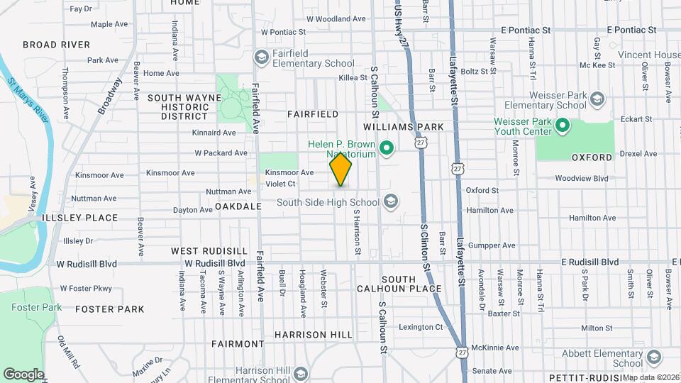 227 W Darrow Ave Map and Location Details