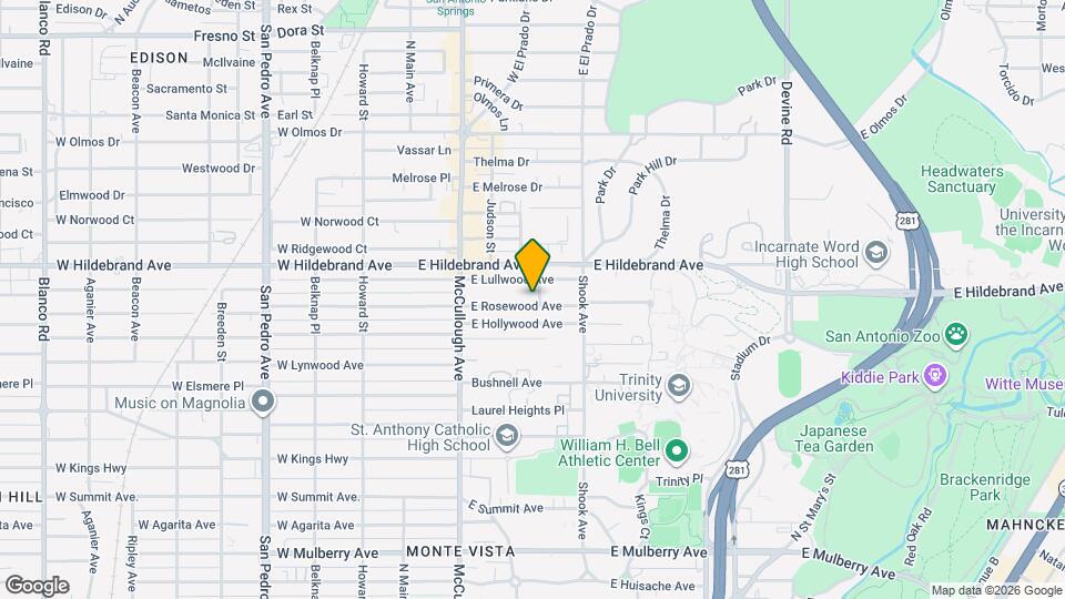 269 E Rosewood Ave Mapa y Detalles de la Ubicación